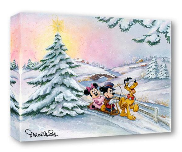 Winter Sleigh Ride - Disney Treasure On Canvas